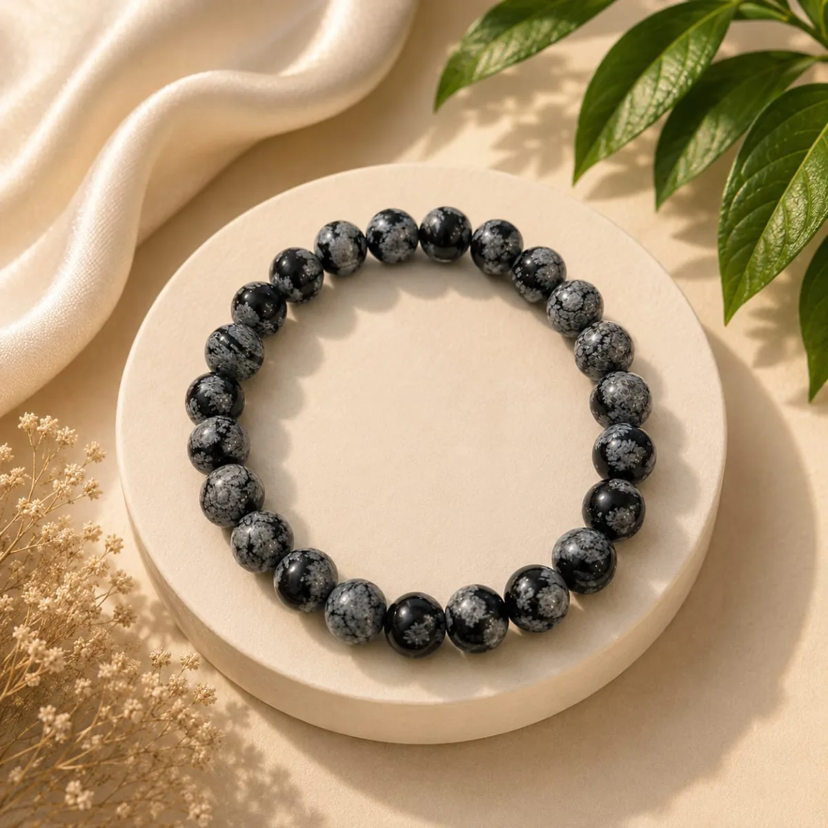 Pulsera de Obsidiana Nevada