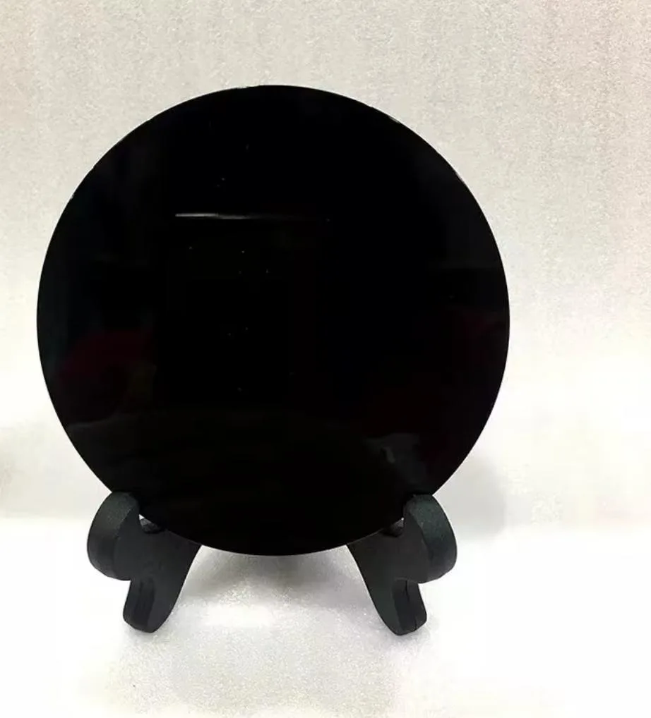 Espejo de Obsidiana con Soporte 15 cm