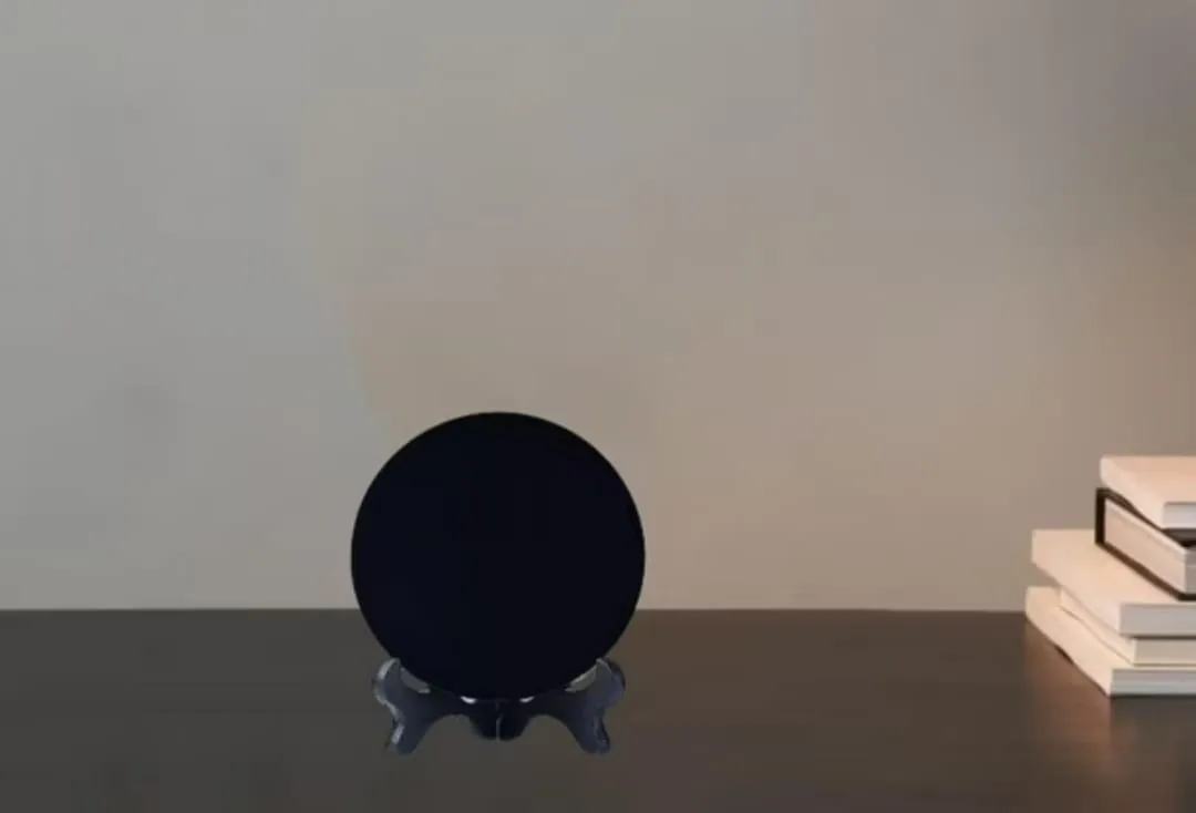 Espejo de Obsidiana con Soporte 10 cm