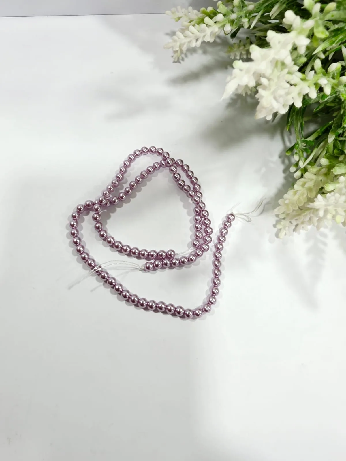 Perlas Shell 4mm Lila