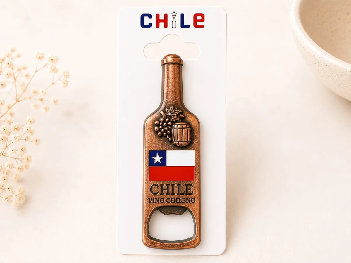 Souvenir Chile - Destapador Botella Vino Chileno