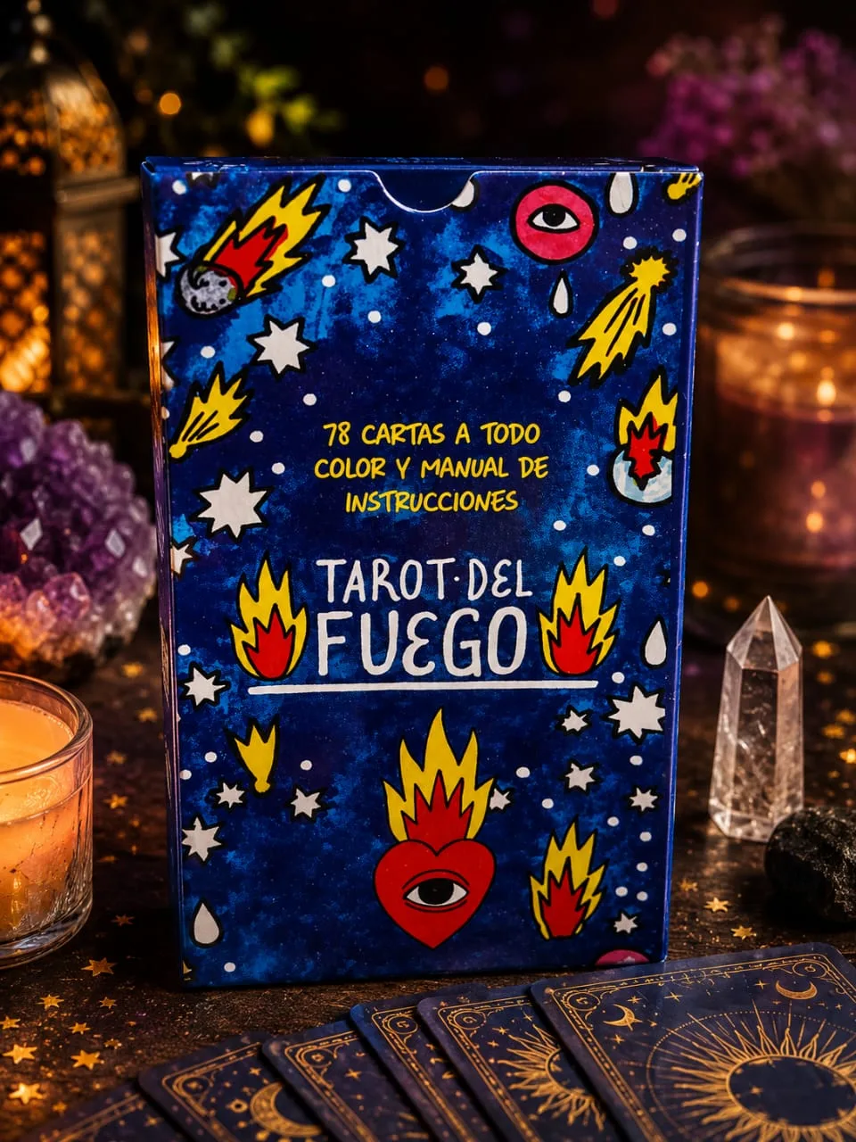 Tarot Del Fuego Ricardo Cavolo 78 Cartas Baraja Y Manual