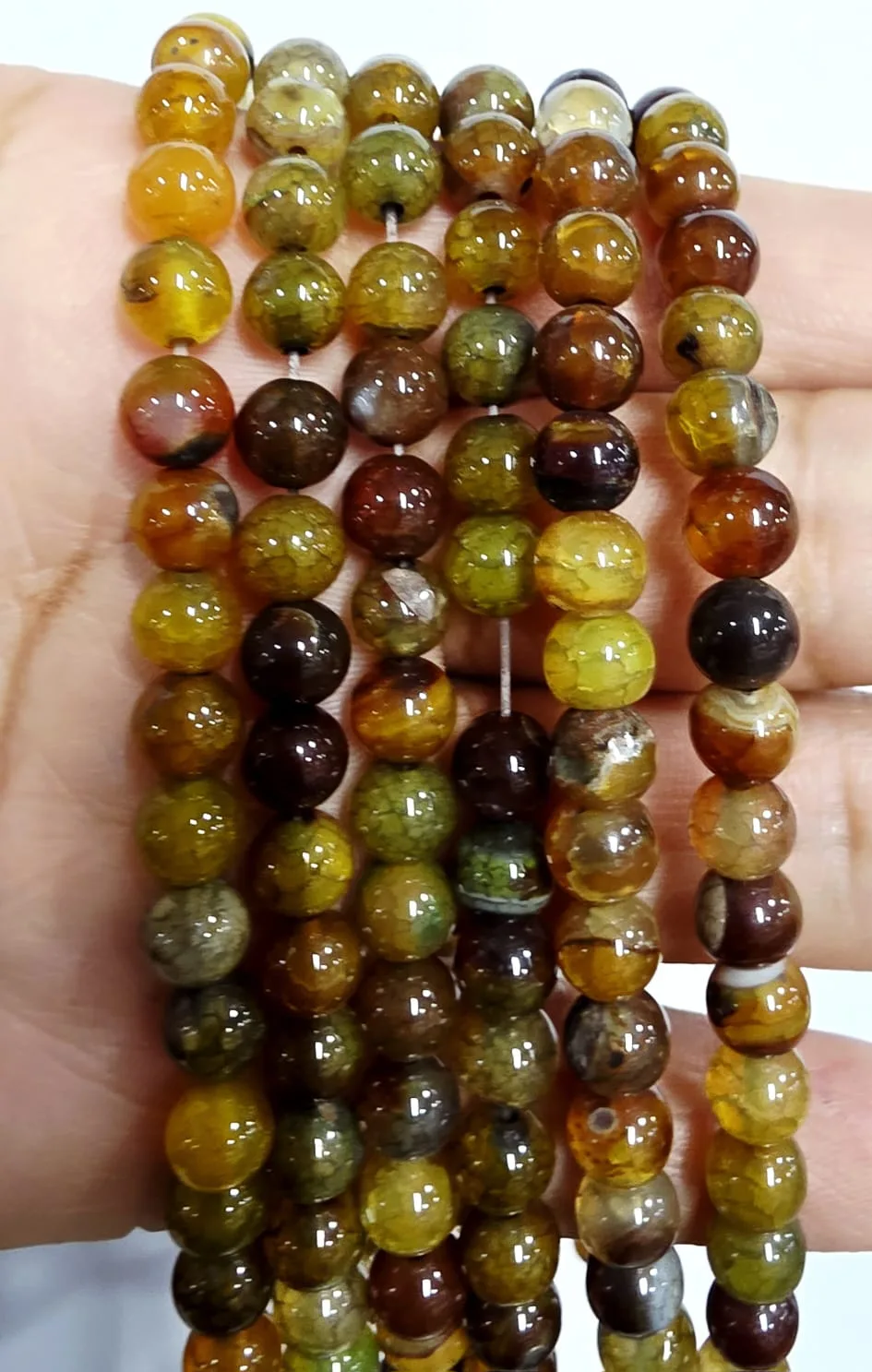 Tira de piedras de Vena de dragón N°8