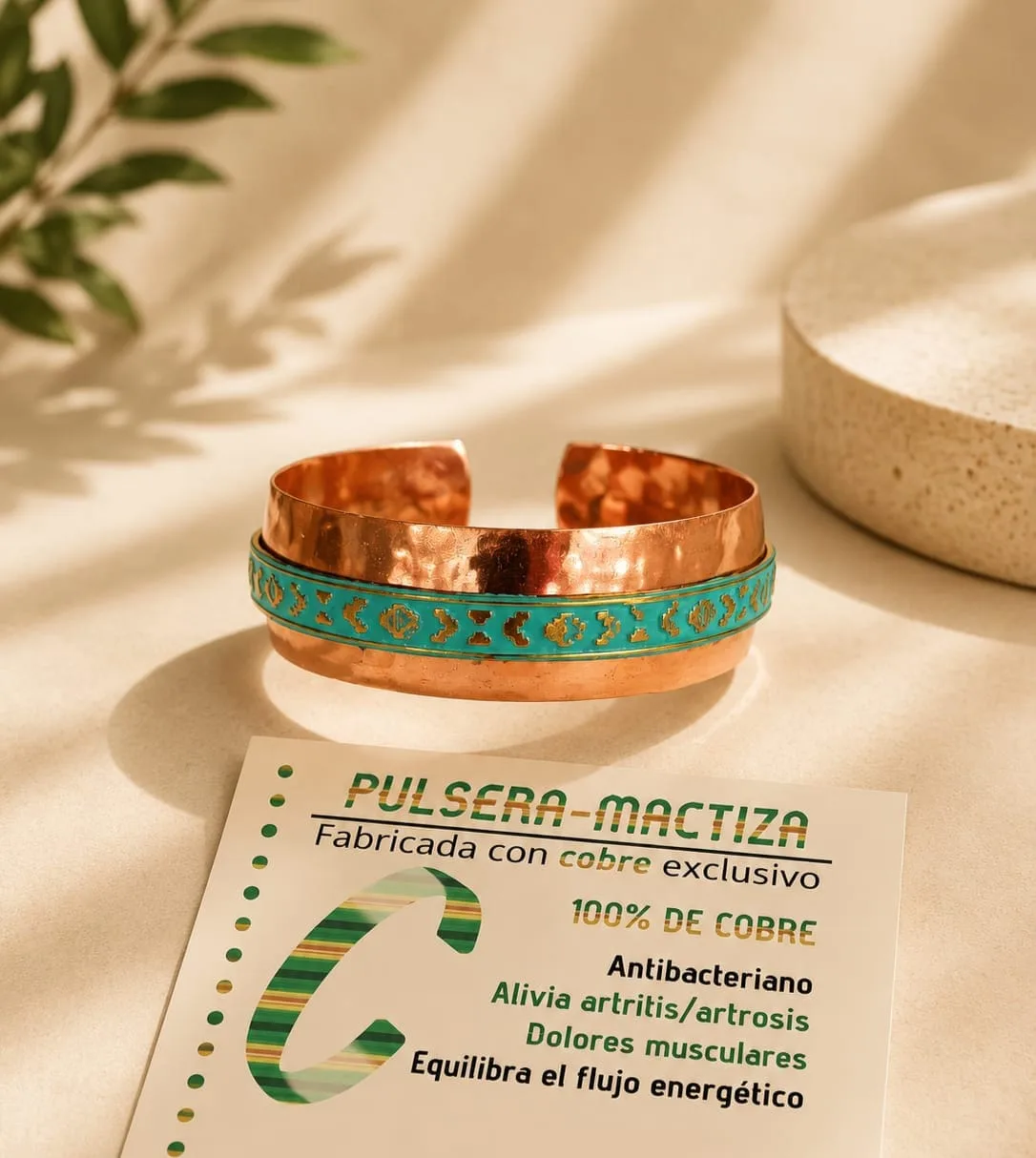 Pulsera de Cobre Maciza