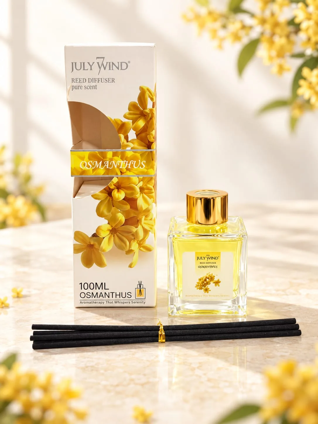 Aromatizador con Varillas July Wind Osmanthus