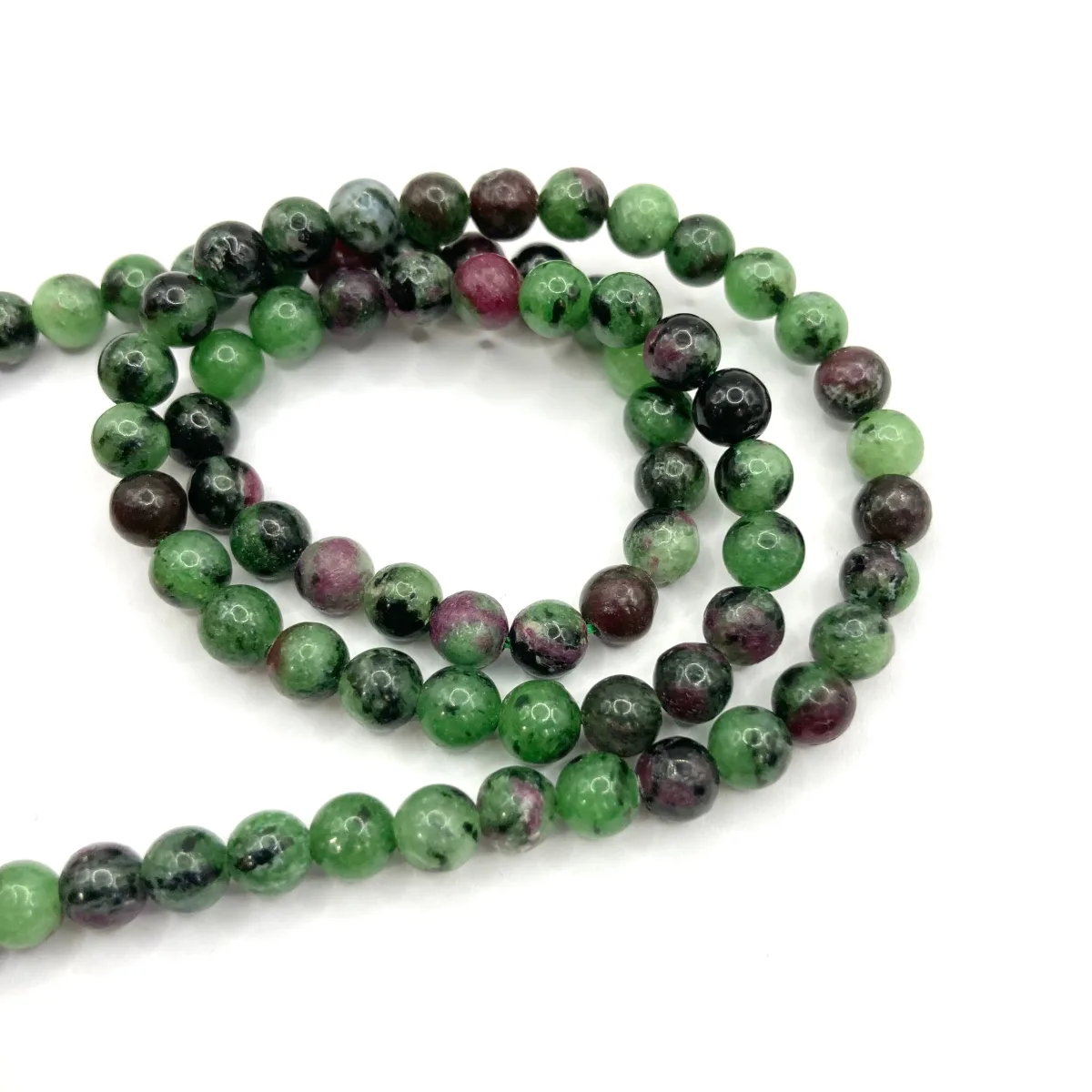 Tira de piedras Zoisita Rubi N°4