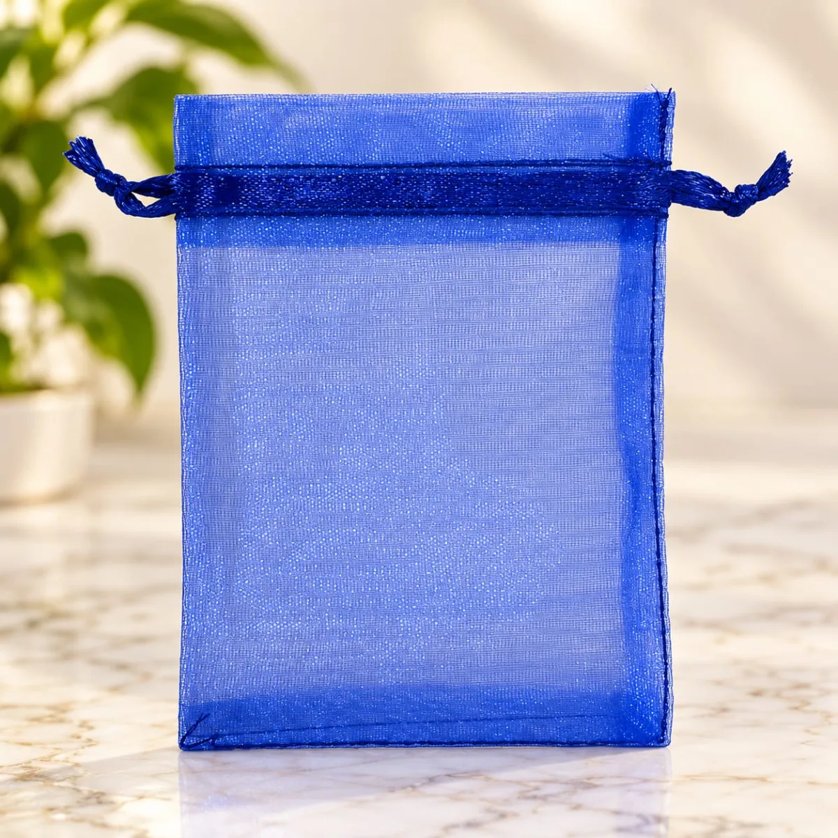 Bolsa de Organza Azul Rey 9x12 cm