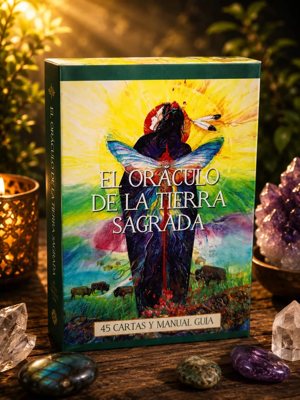 Oráculo De La Tierra Sagrada Manual Y 45 Cartas Guía