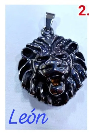 Colgante de Acero - Leon