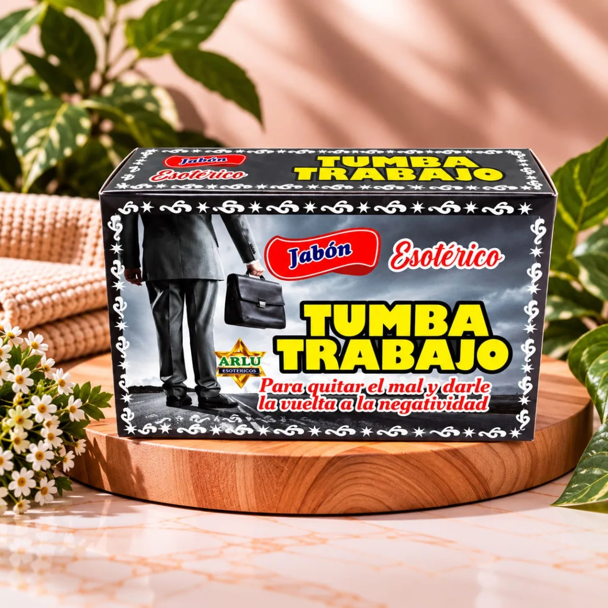 Jabón Esotérico Tumba Trabajo Gris con Maletín