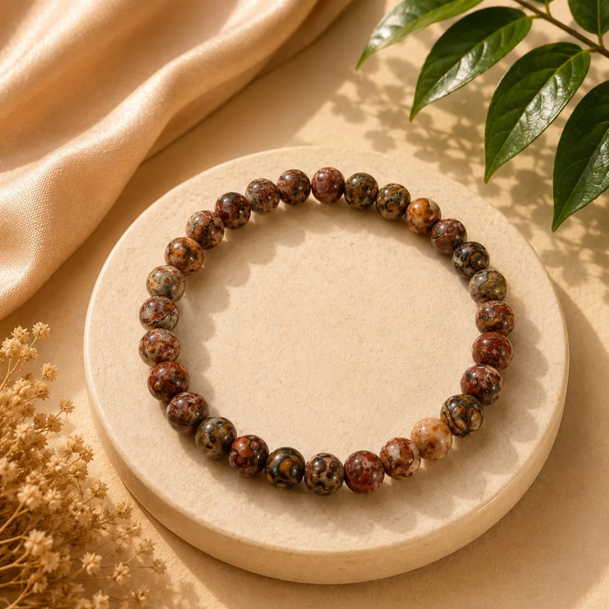 Pulsera de Jaspe Mokaita