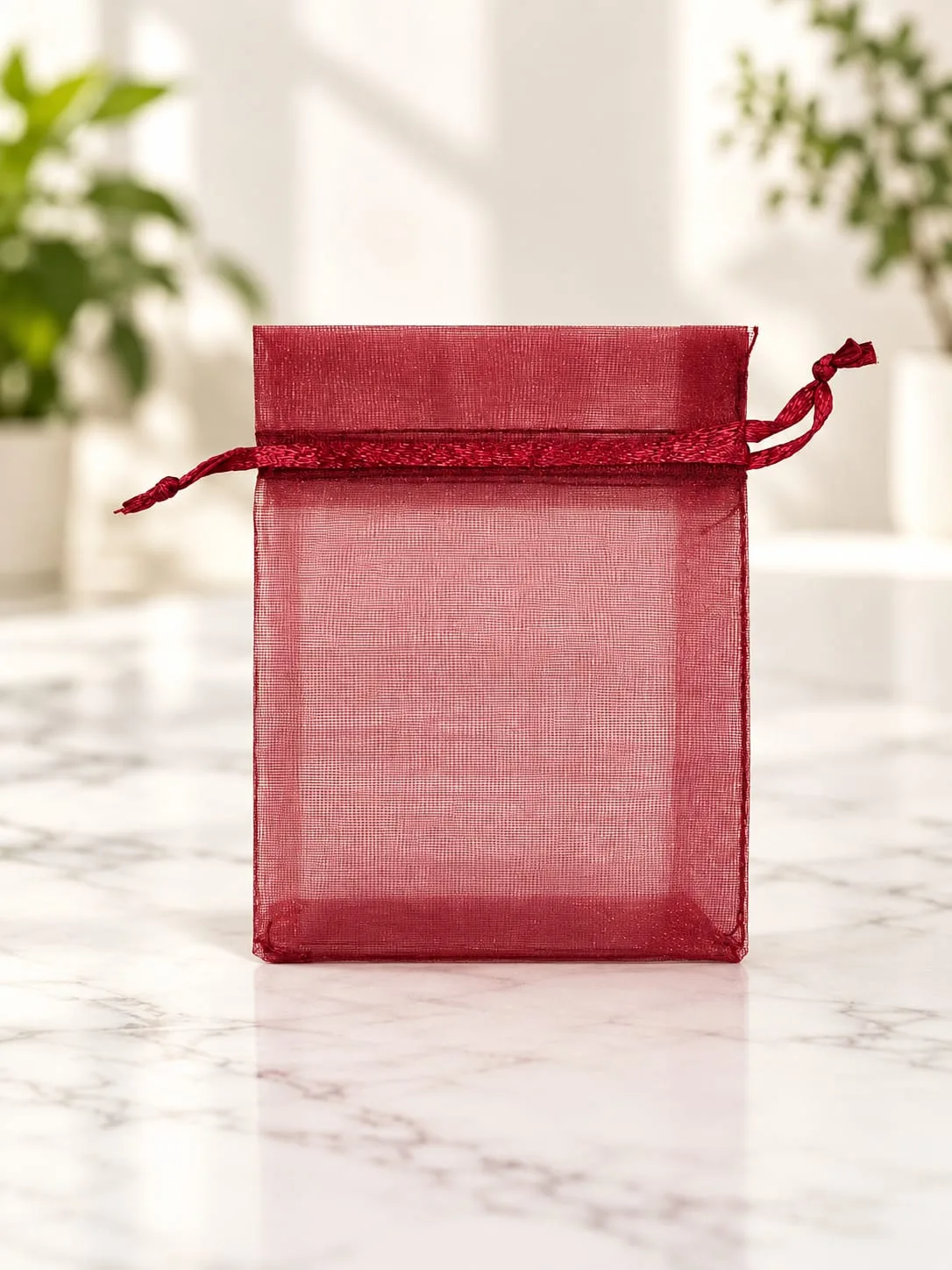 Bolsa de Organza Burdeos 7x9 cm