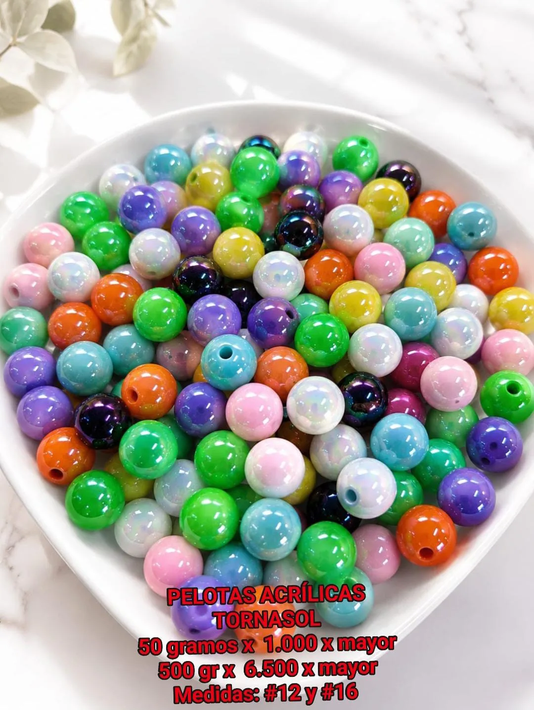 Pelotas Acrilicas Tornasol