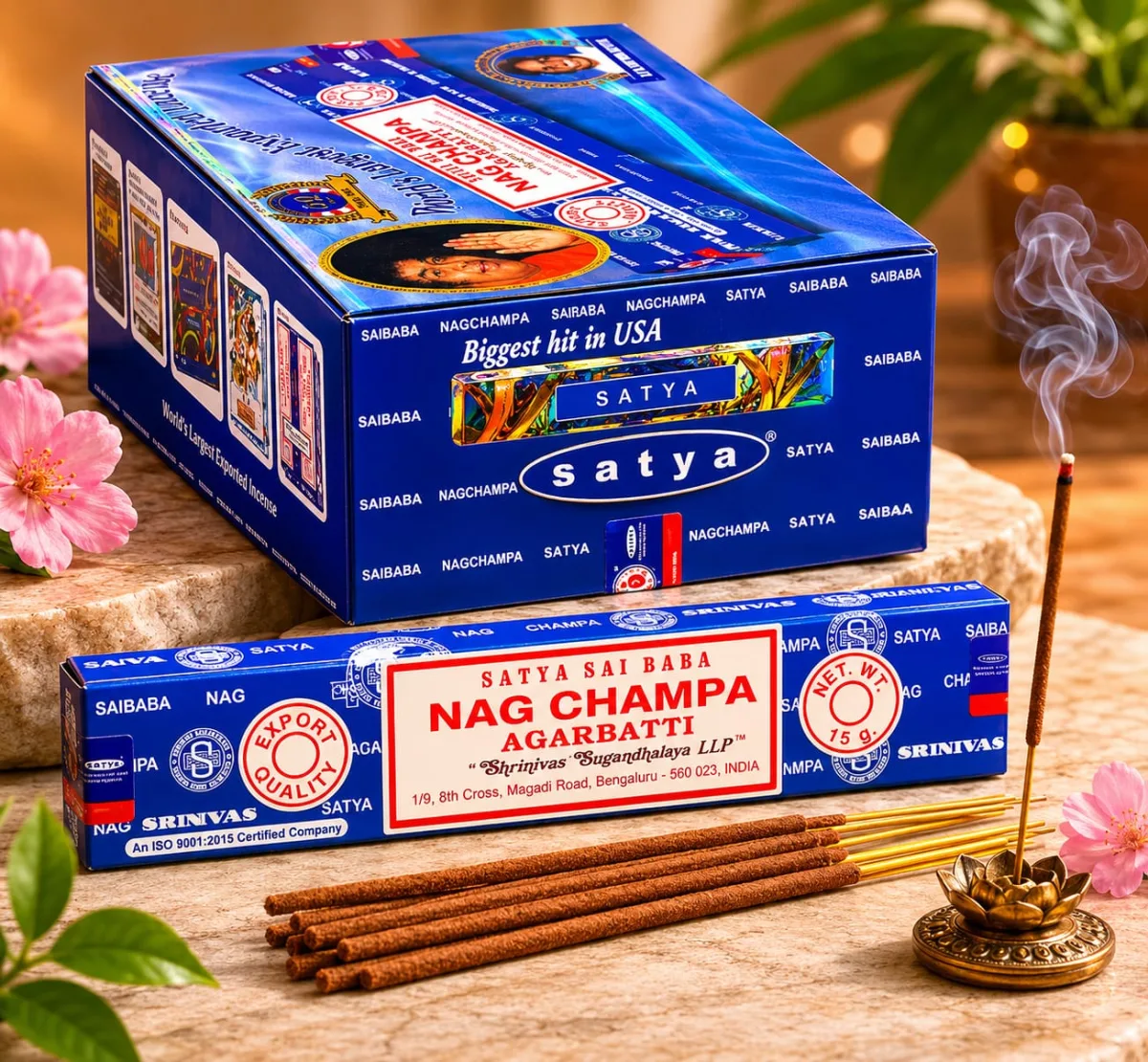 Incienso SATYA NAG CHAMPA 