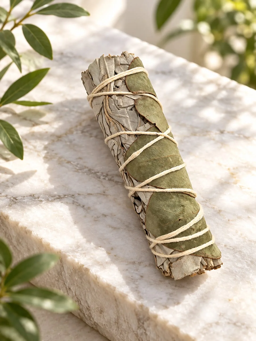 Salvia Blanca con Eucalipto Sahumerio