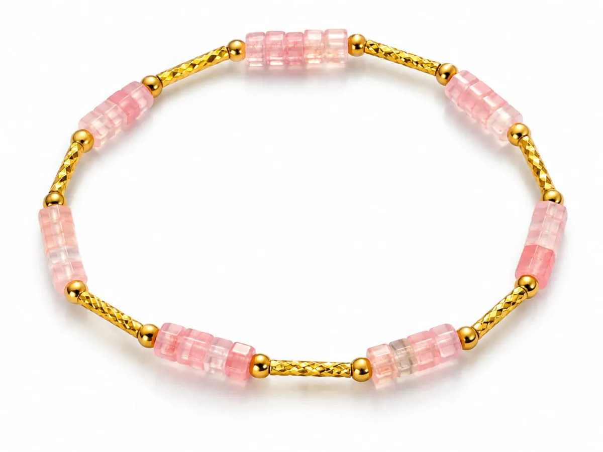 Pulsera de Cuarzo Cherry 4mm