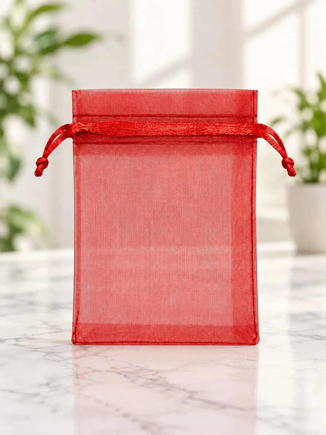 Bolsa de Organza Roja 7x9 cm