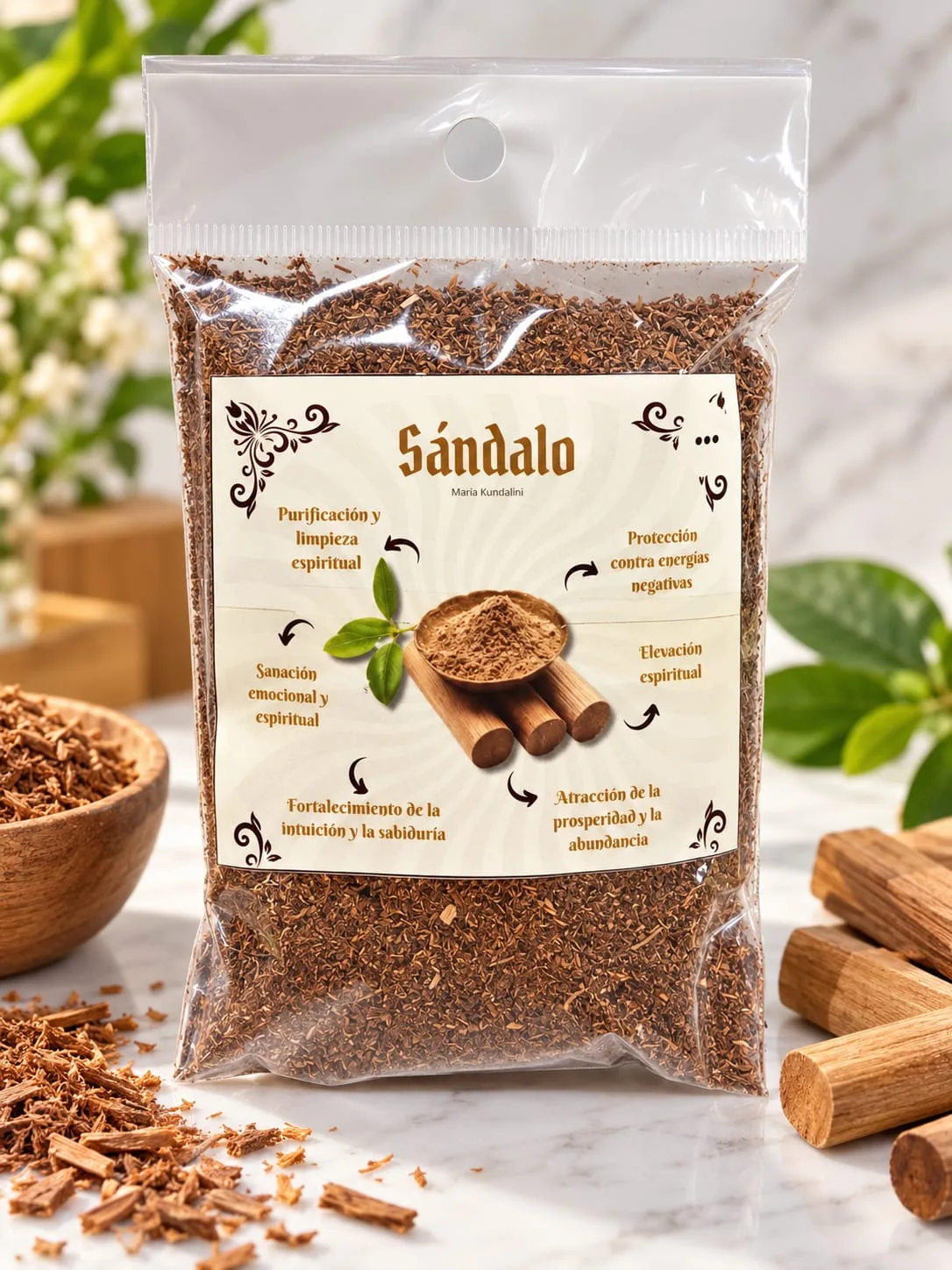 Resina de Sándalo en Polvo