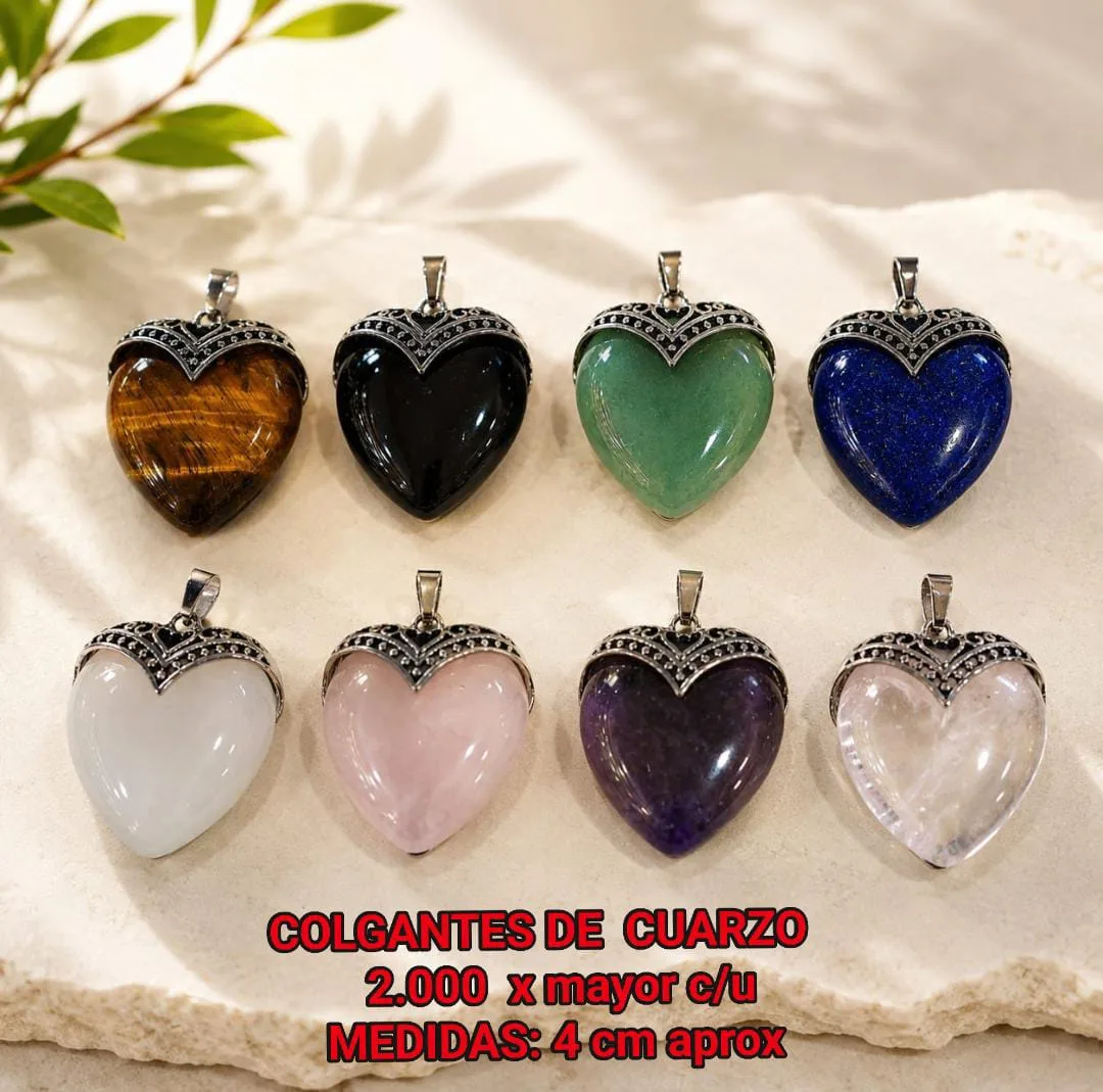Colgantes en forma de corazón