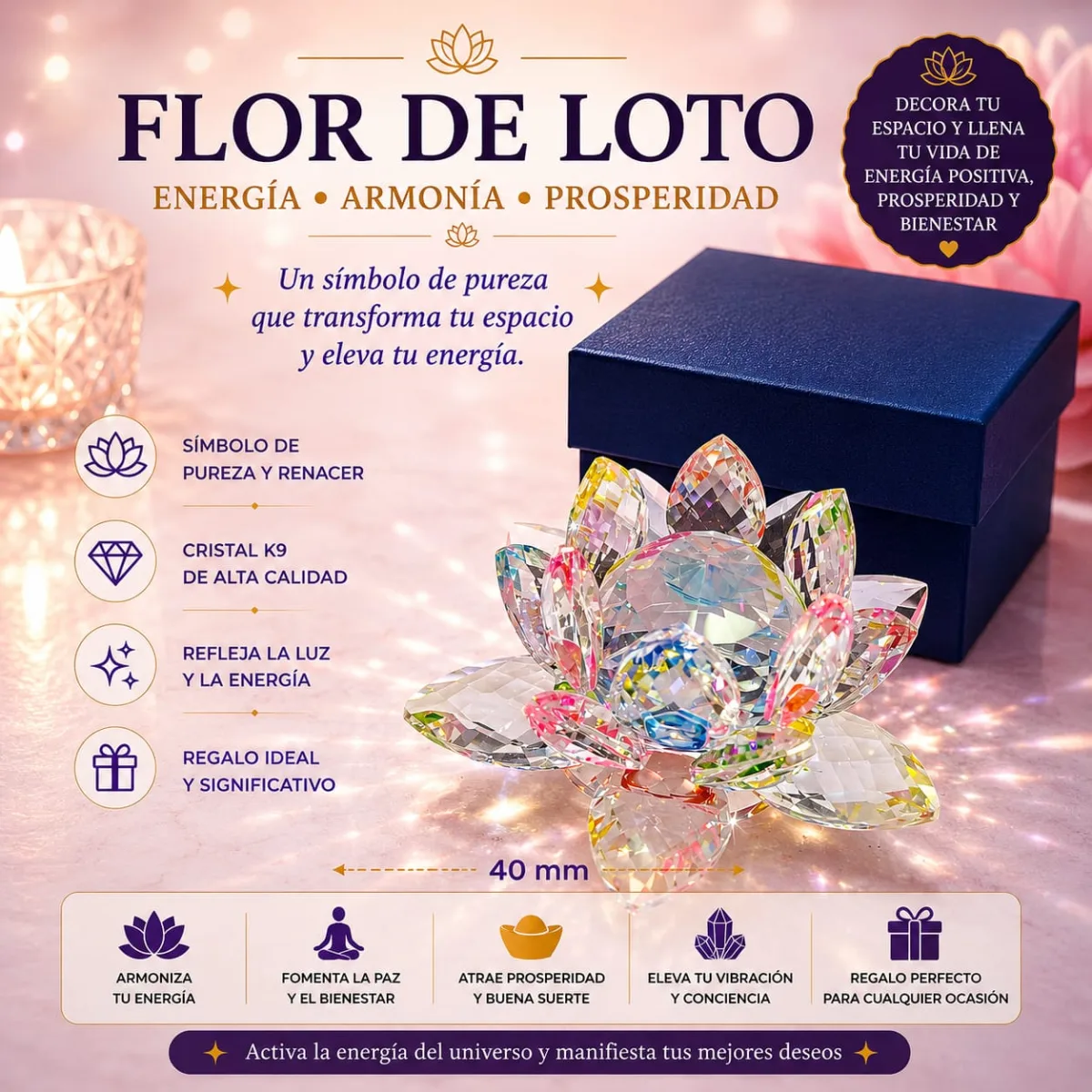 Flor de Loto - multicolor