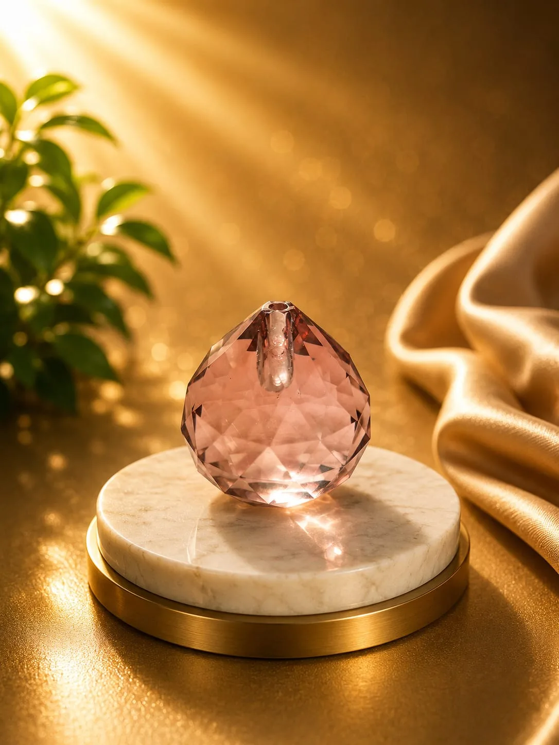 Prisma de Vidrio 30 mm - Rosa salmon