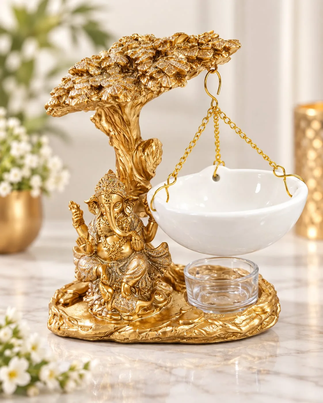 Difusor de Aromas Ganesha Bajo Árbol Dorado