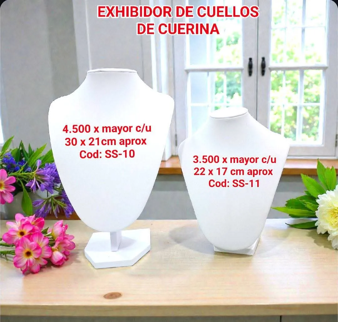 Exhibidor de Collar (Blanco)