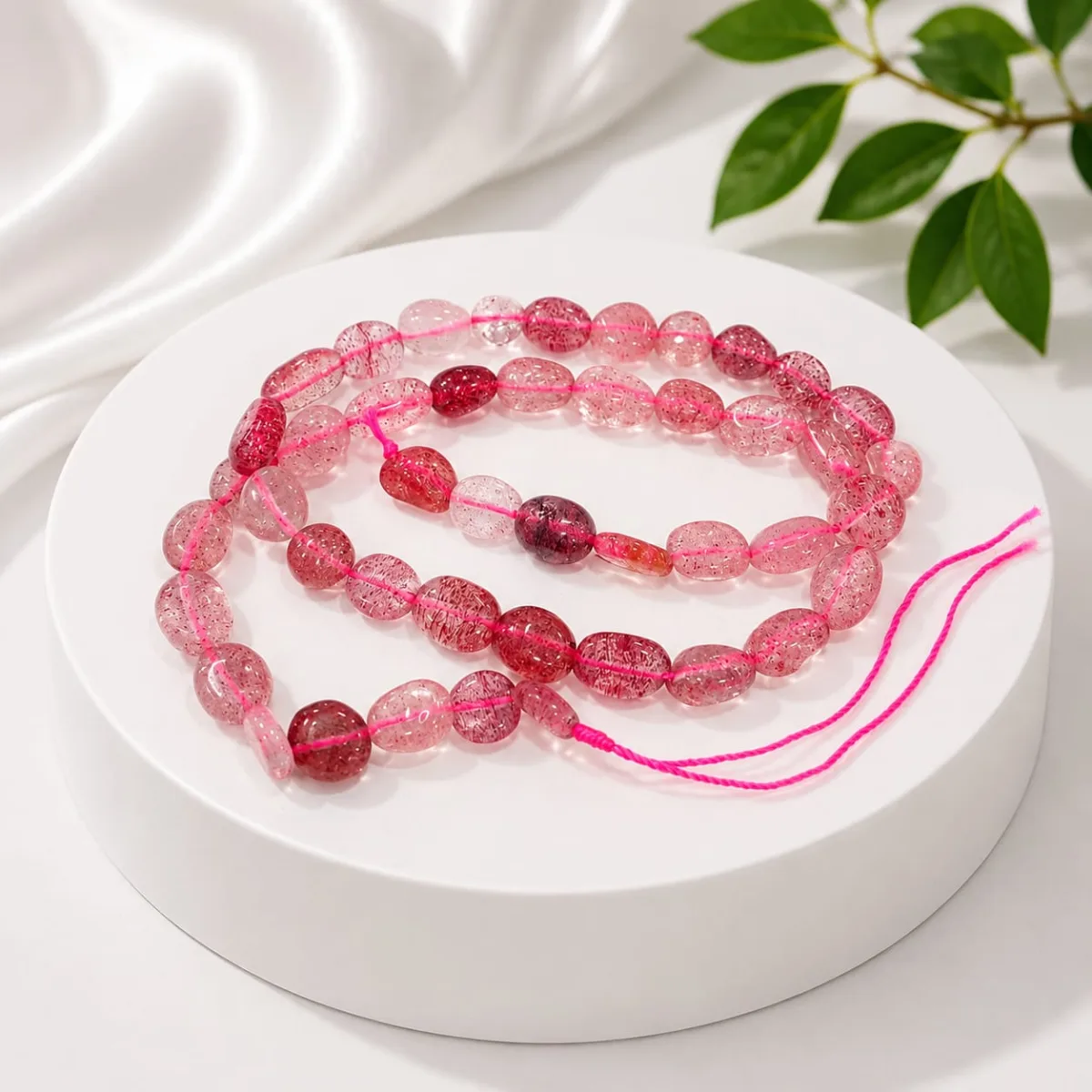 Pulsera Cuarzo Frutilla