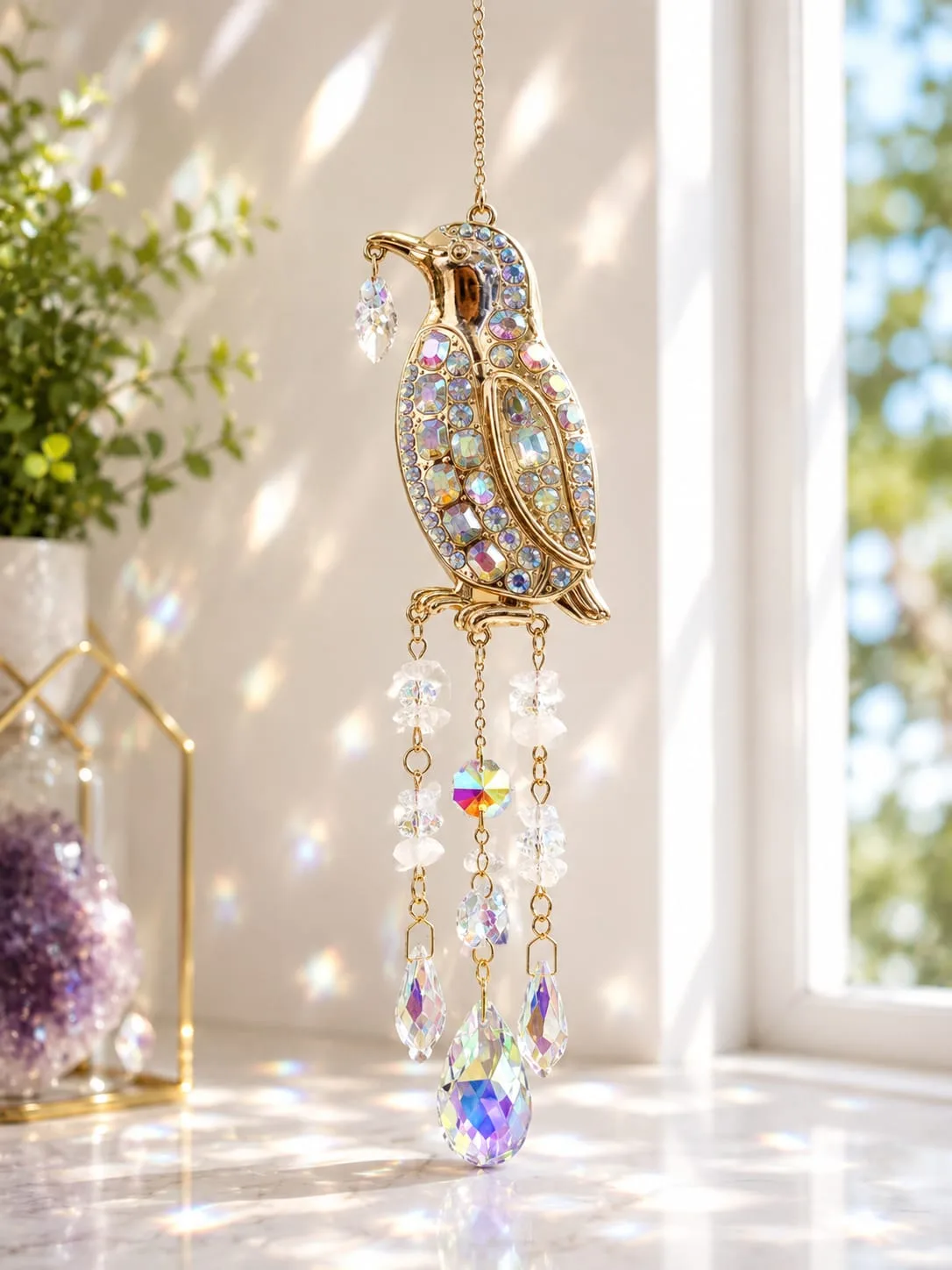Atrapasol Pingüino Dorado