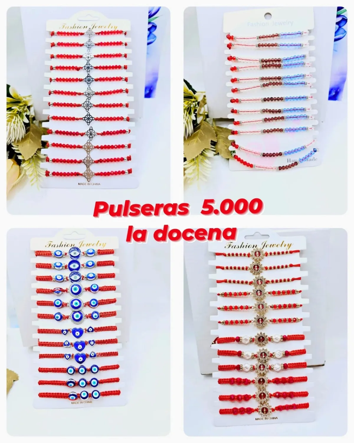 Pack 12 Pulsera Colección Mística & Protección