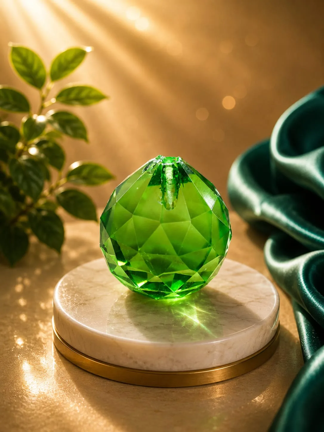 Prisma de Vidrio 40 mm - Verde