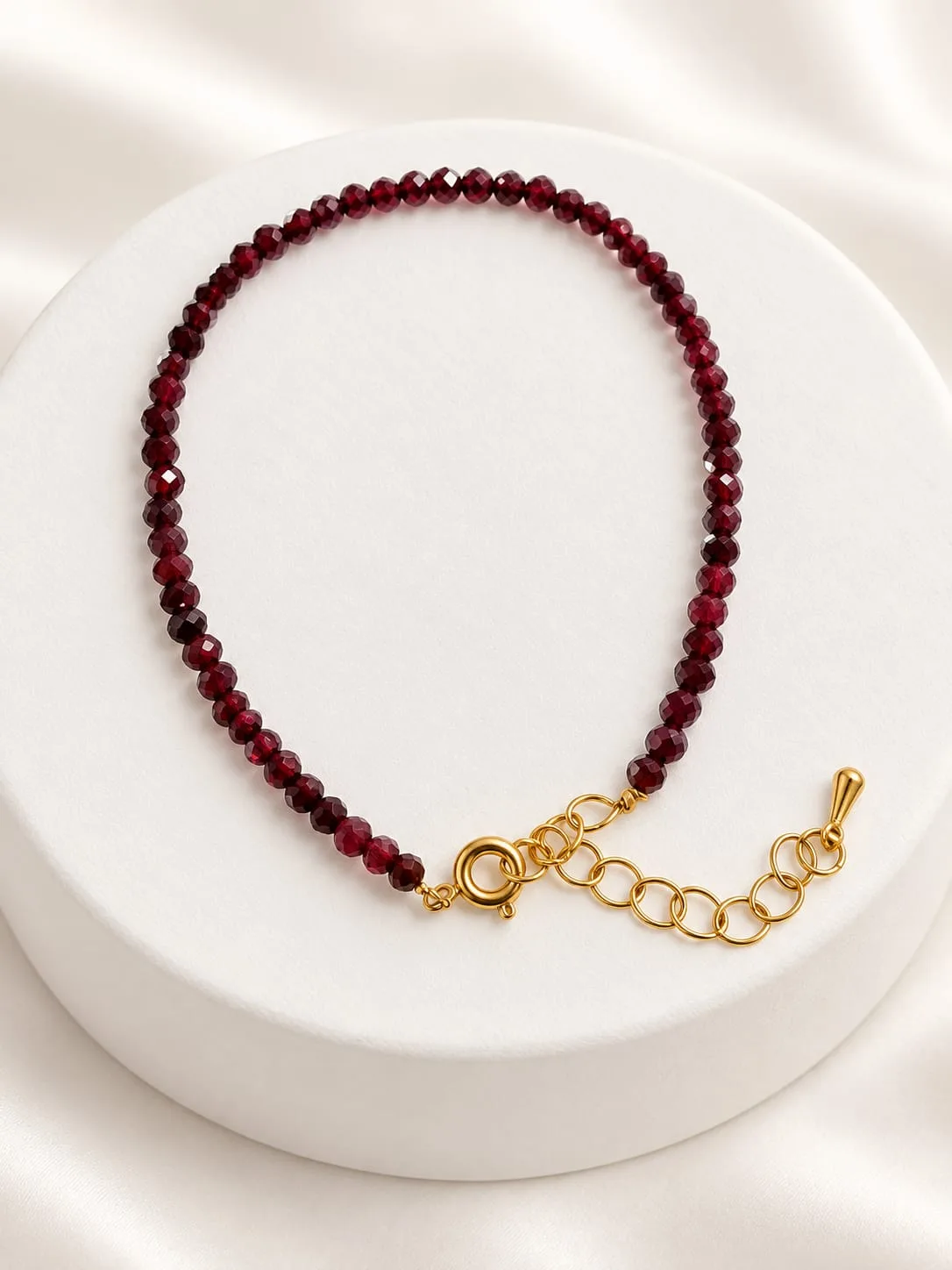 Pulsera Microondas Granate 3 mm