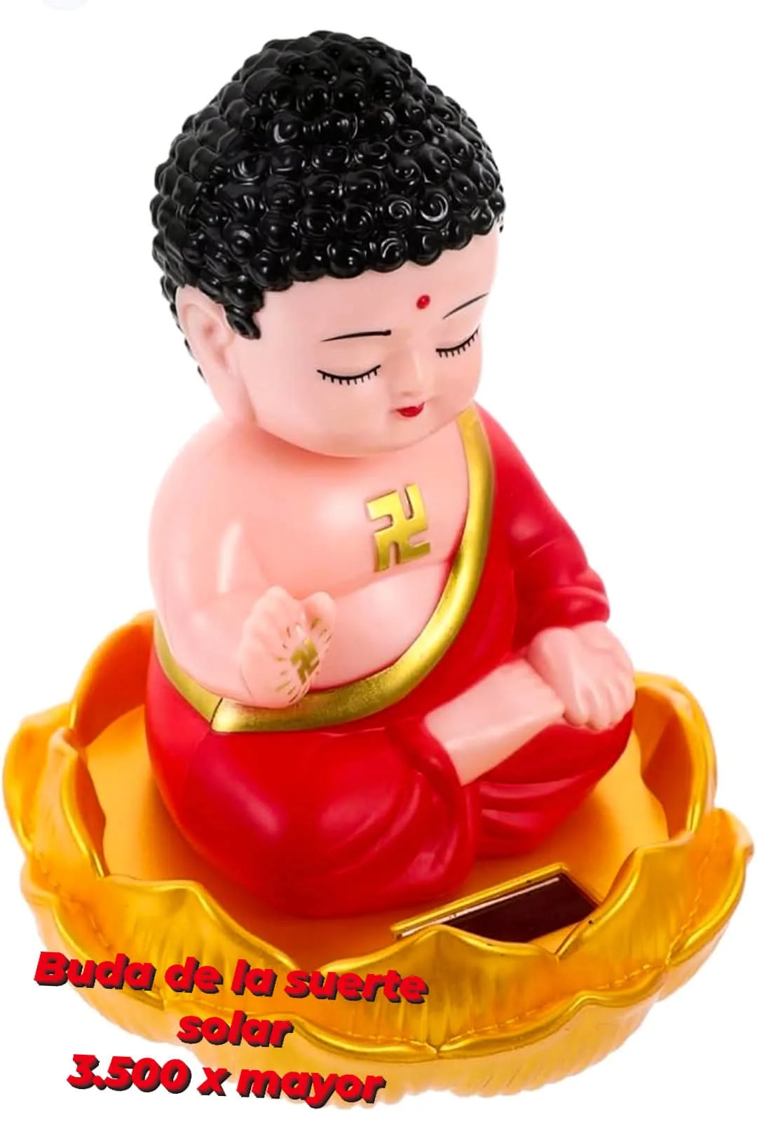 Estatua Buda de la Suerte Solar