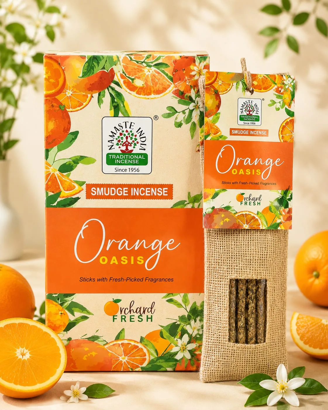 Incienso Namaste India Smudge Orange Oasis (Naranja)