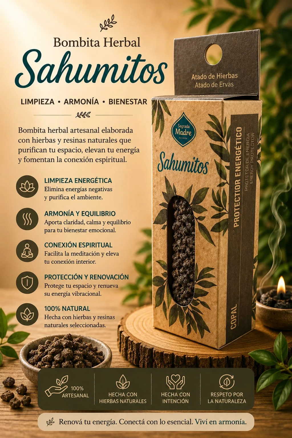 Sahumito - Copal (Protector Energético)