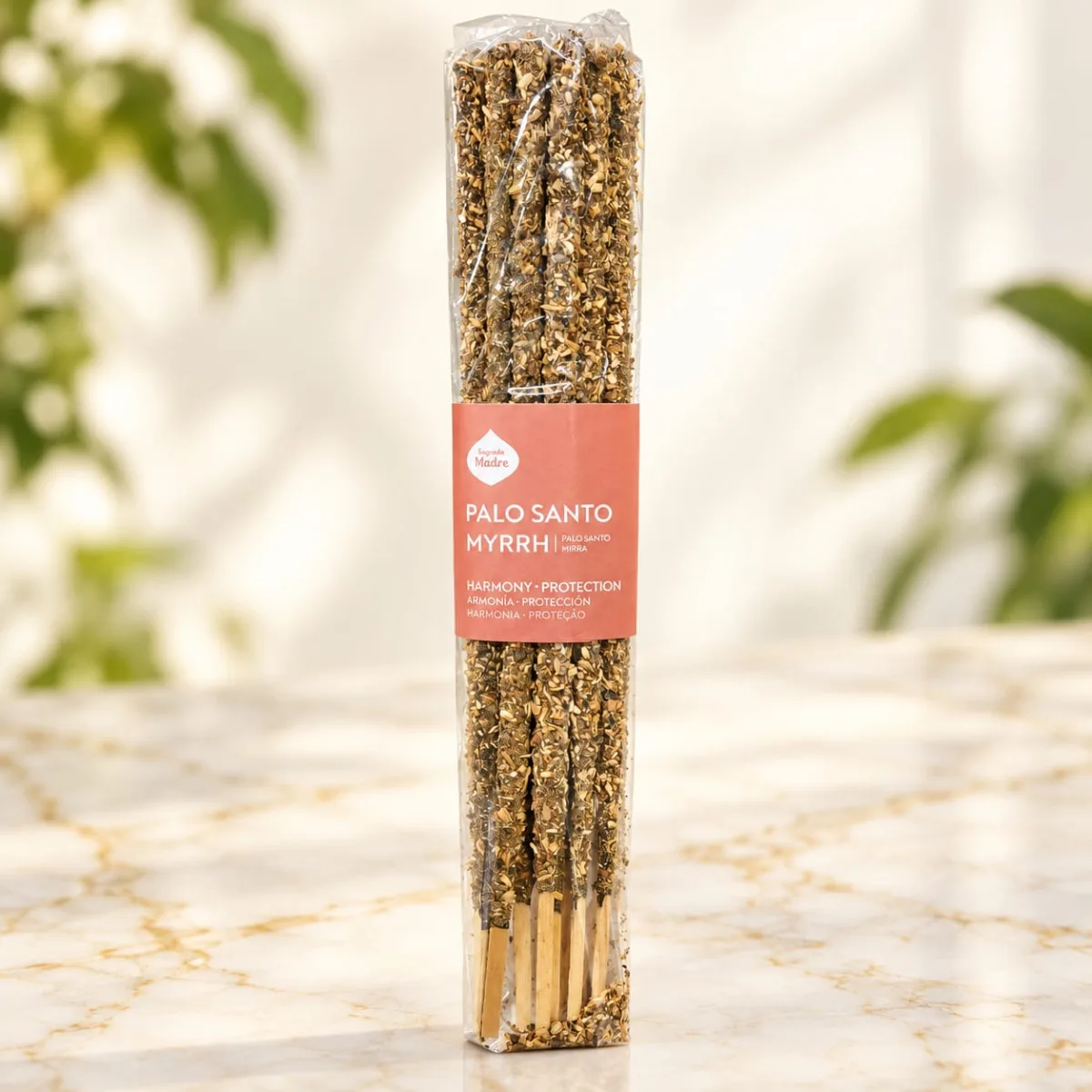 Sahumerio Sagrada Madre Palo Santo y Mirra