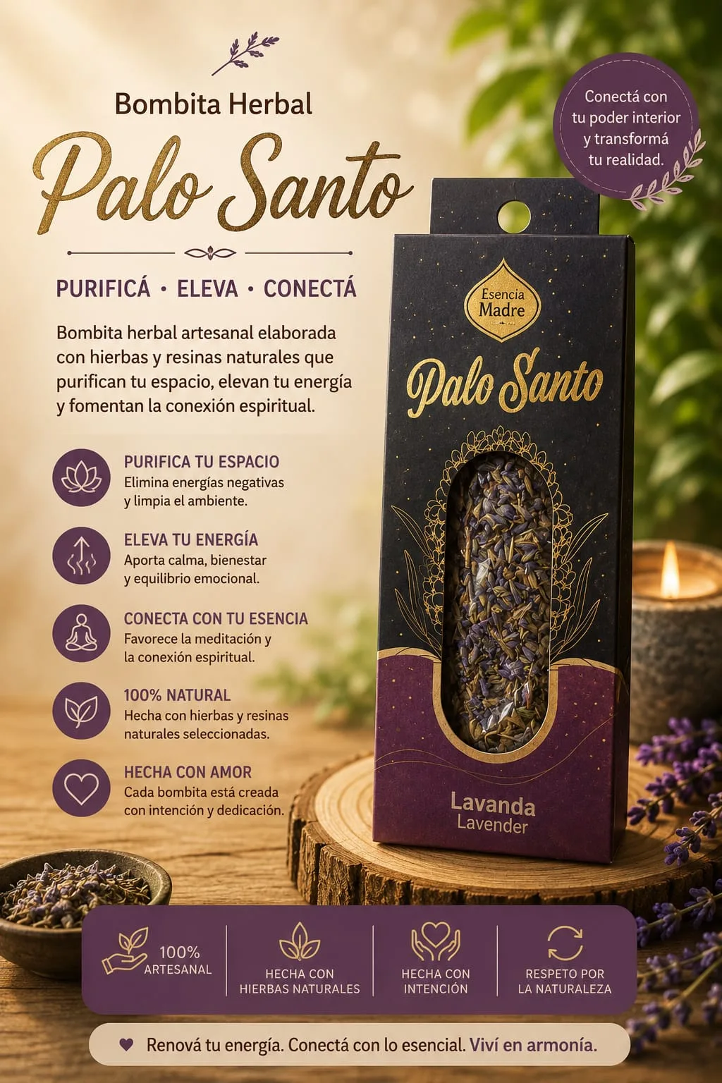 Sahumito - Palo Santo Lavanda