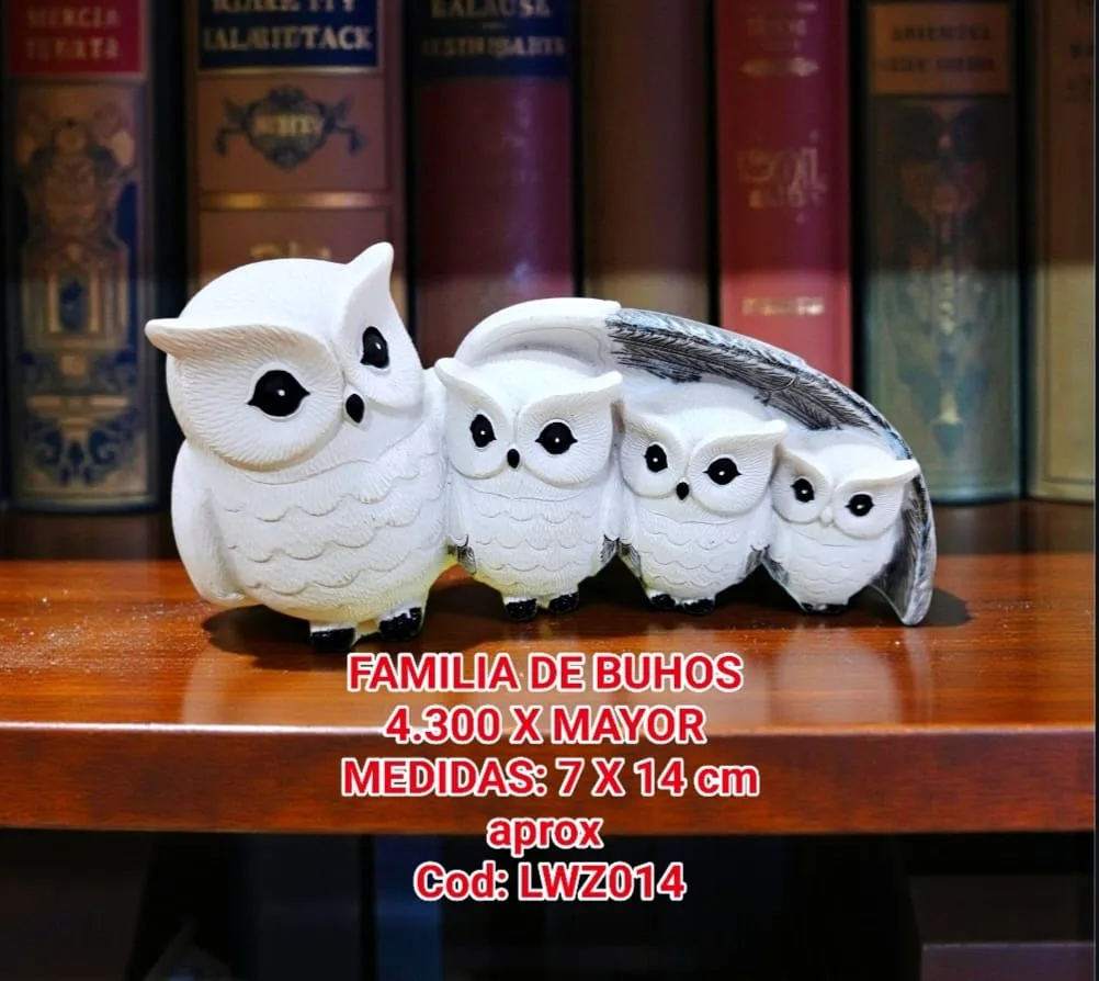 Familia de Buhos Blanco