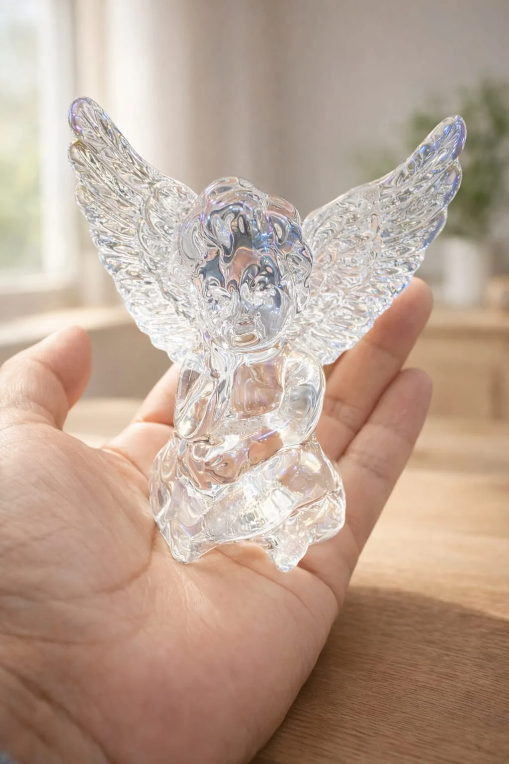 Ángel Tornasol de Cristal
