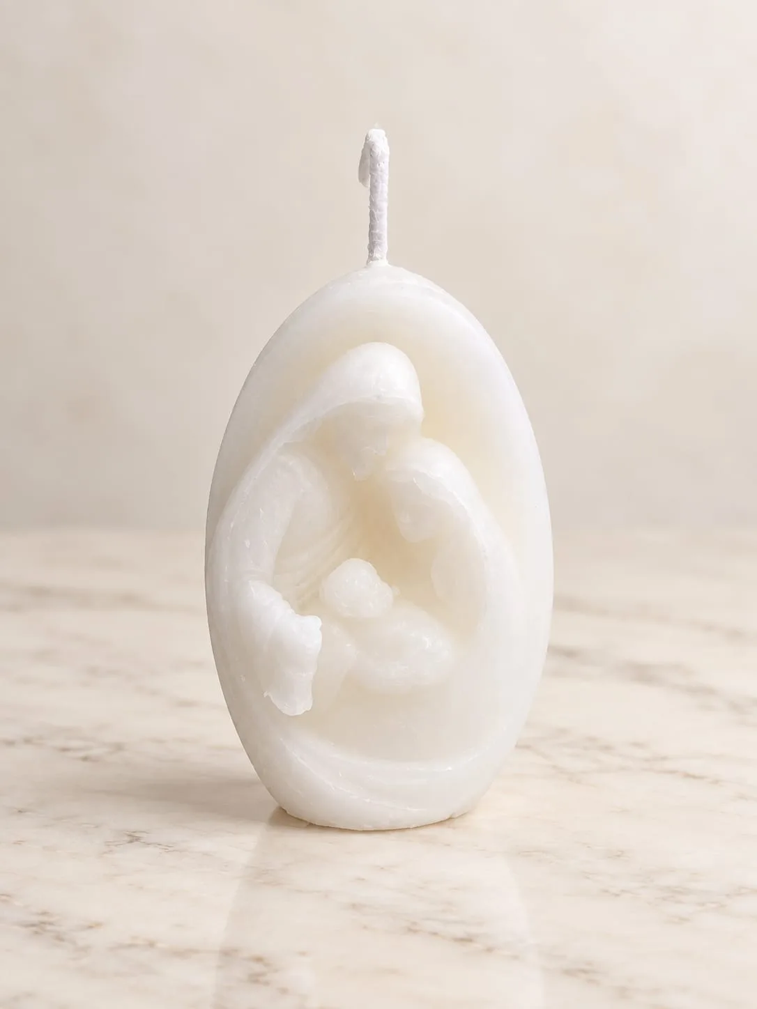 Vela de la Sagrada Familia Blanca