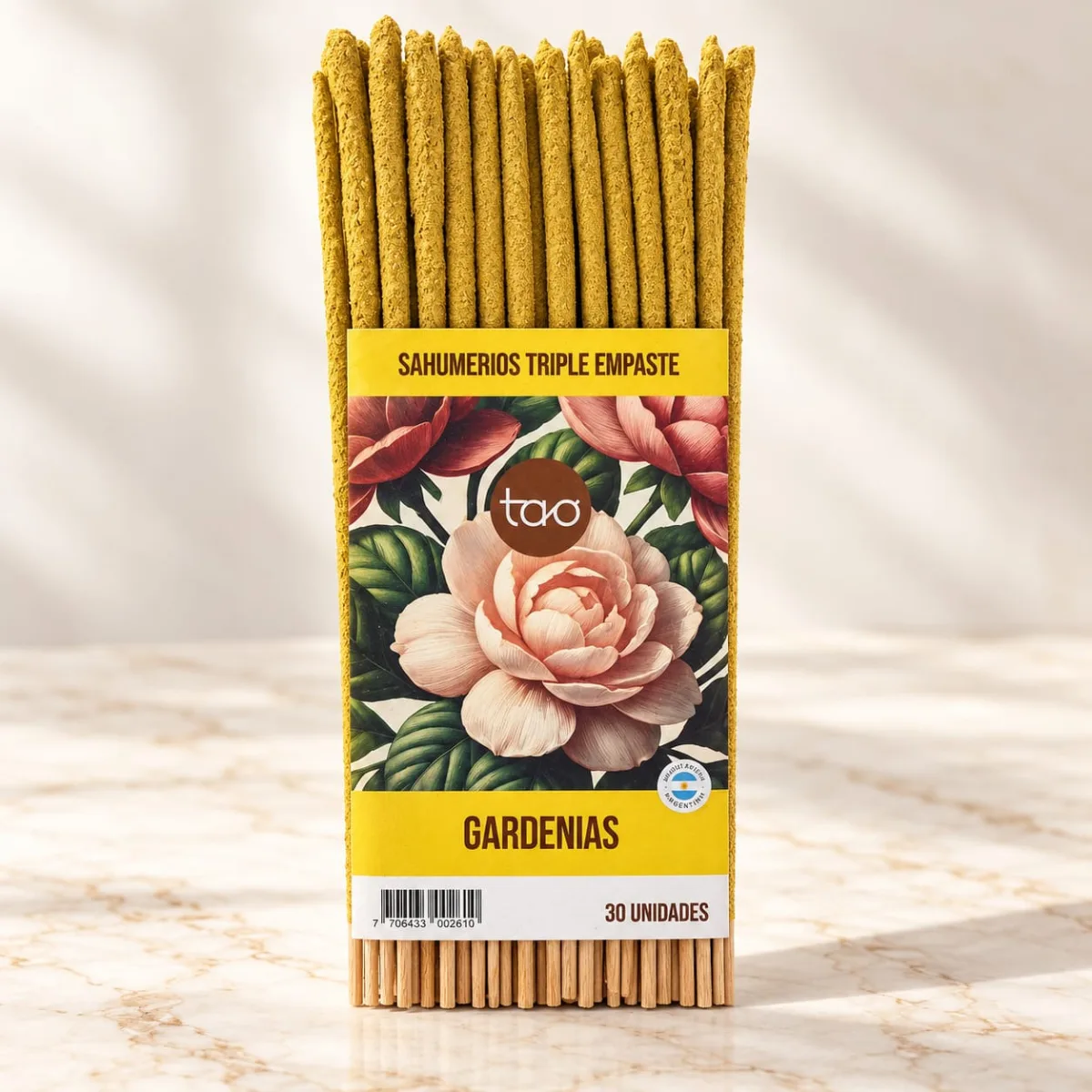 Incienso de Madre Sahumerio Triple Empaste Gardenias