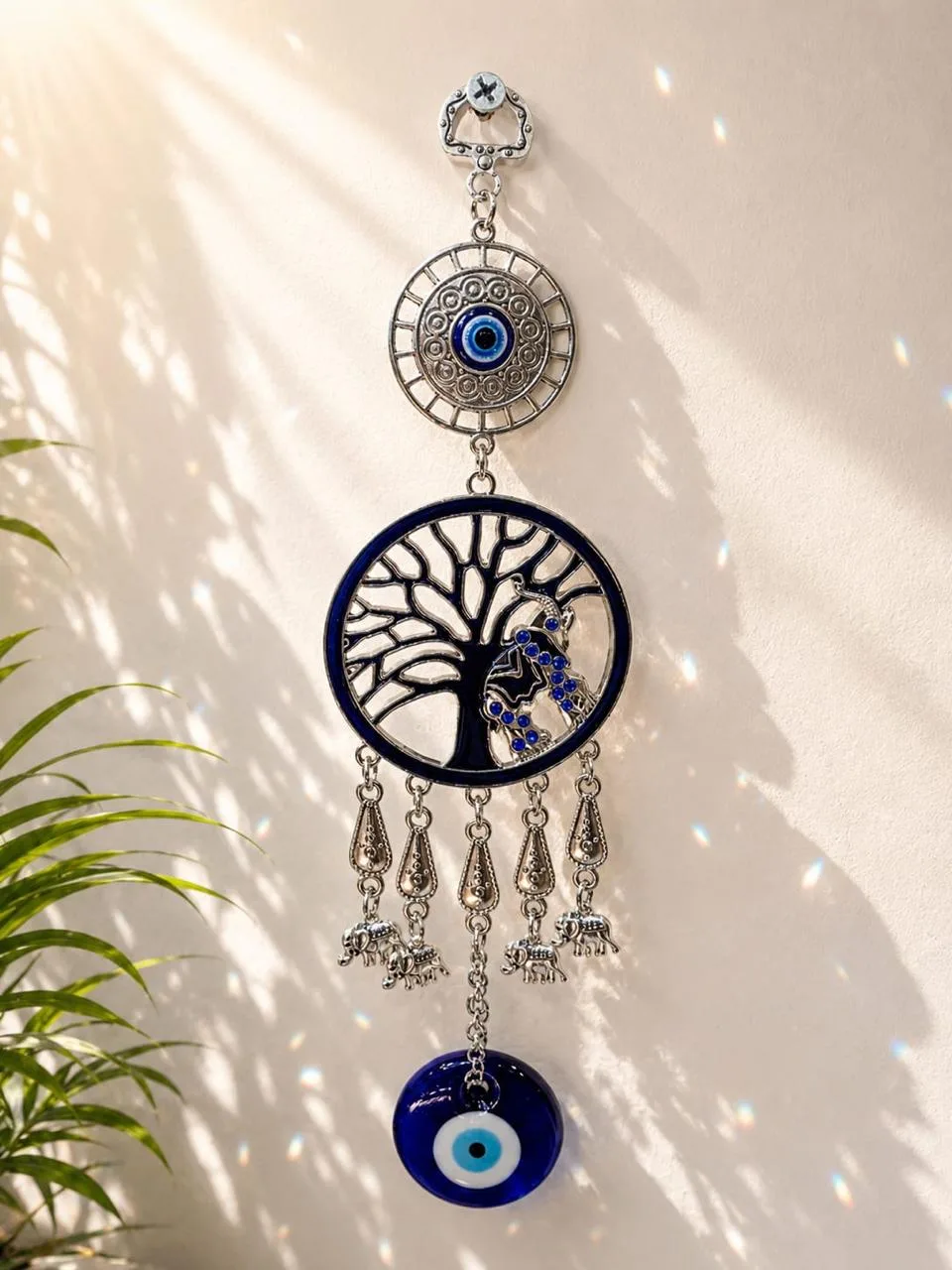 Colgante Árbol de la Vida con Elefantes