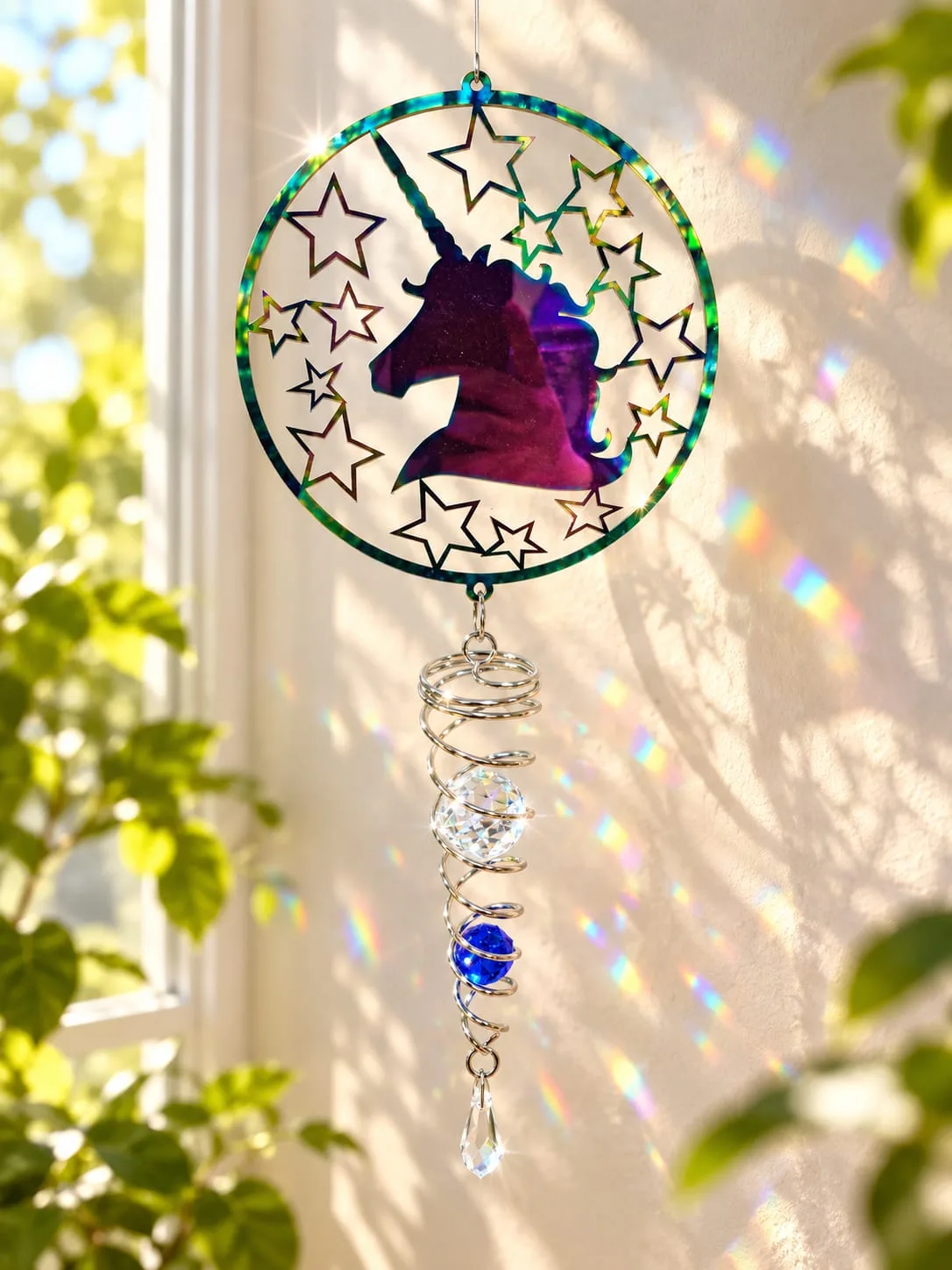 Spinner con Cristal Unicornio