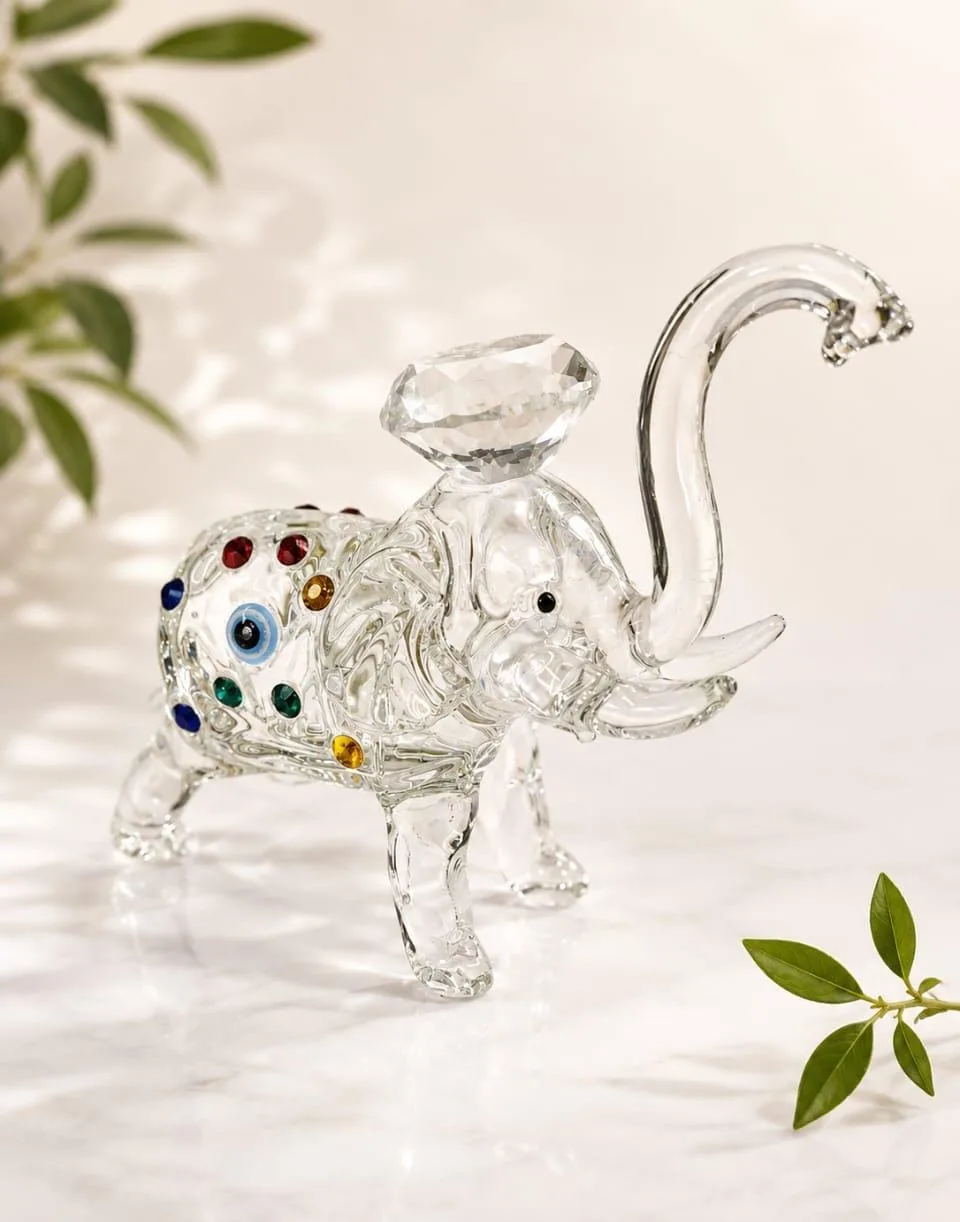Elefante de Cristal 14.3 cm
