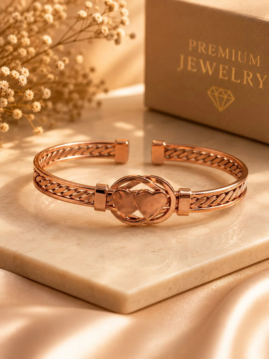 Pulsera de Cobre Ajustable
