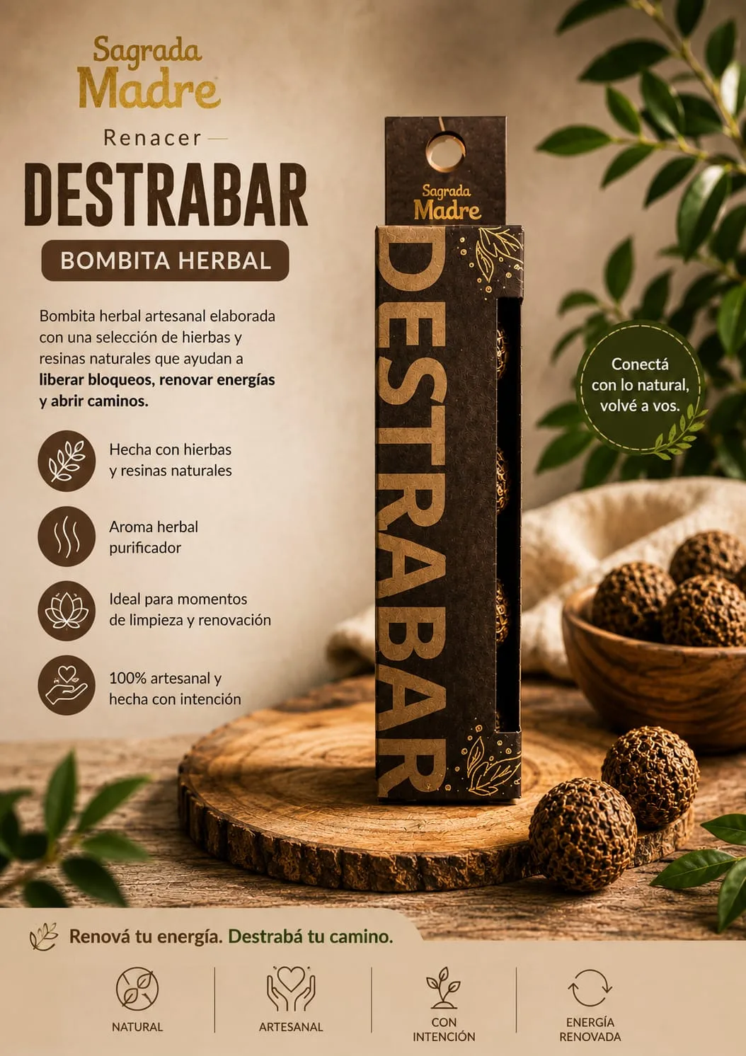 Bombita de Sahumerio - Destrabar