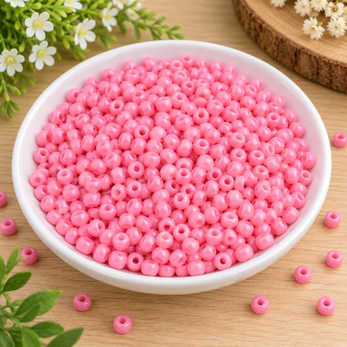 Mostacillón 4mm Rosa Chicle