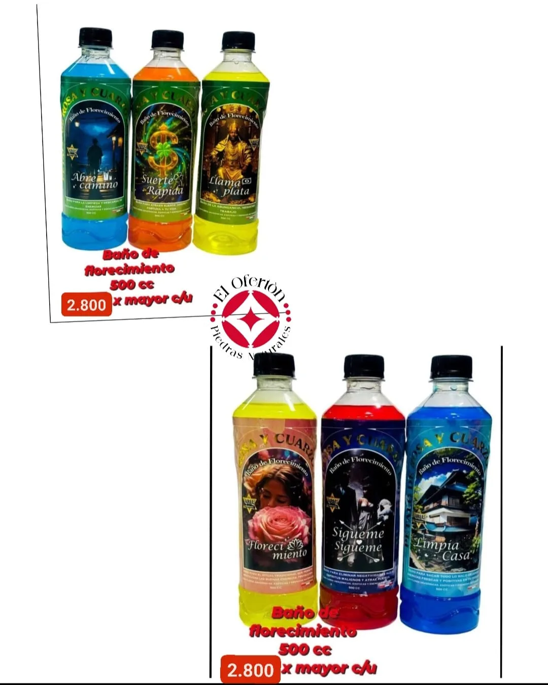 Baños de Florecimiento Variedades