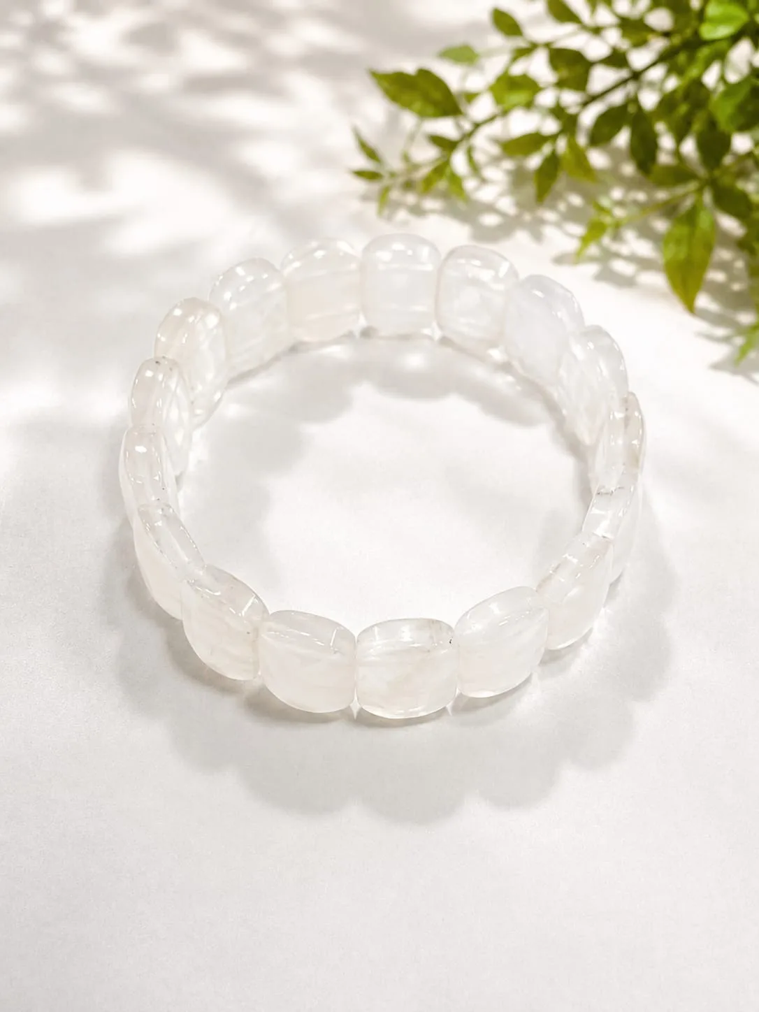 Pulsera Ancha de Cuarzo - Cuarzo Cristal