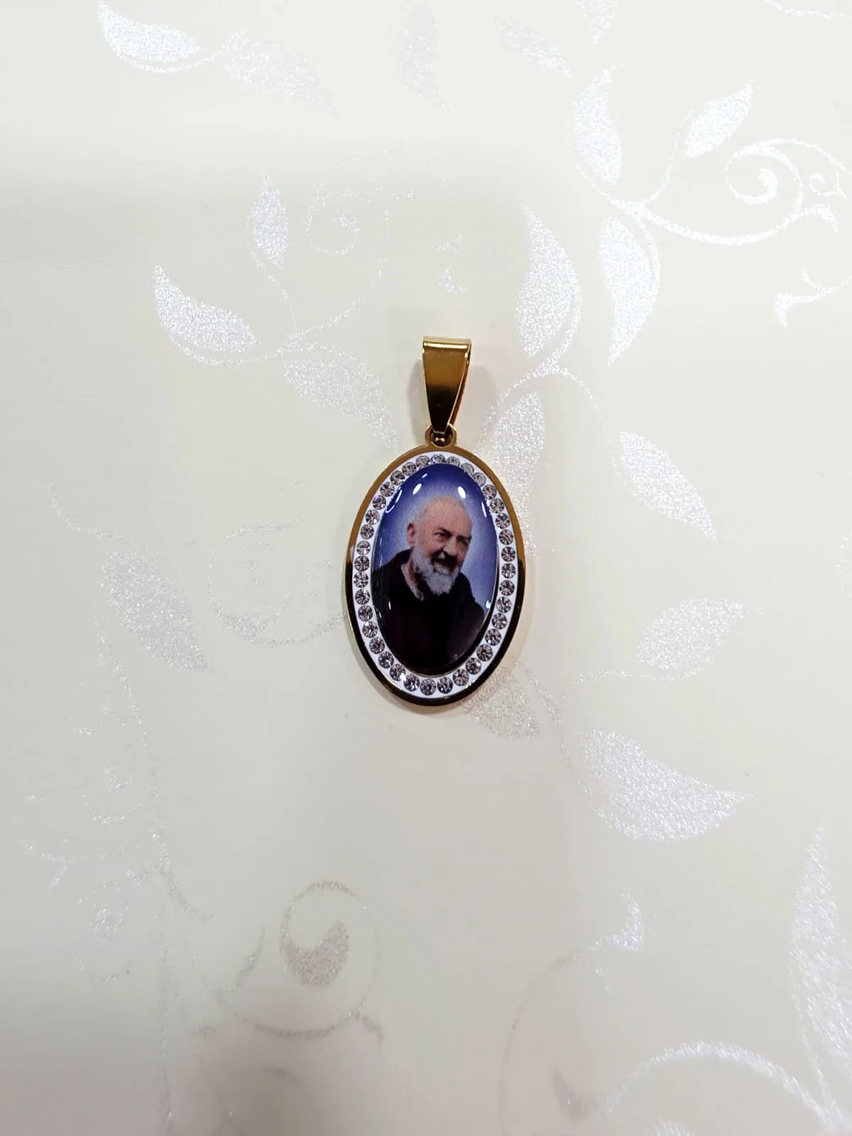 Dije de Acero Padre Pío